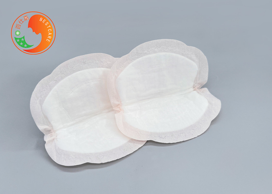Skin Color Disposable Breast Feeding Pads Big Size 3D Shape Anti Leaking
