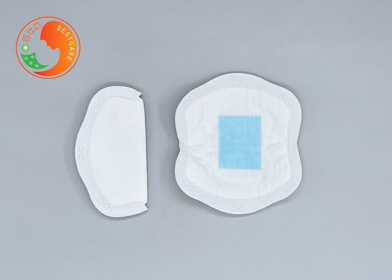 Blue Inner Core Breastfeeding Disposable Pads Eco Friendly 100 Nursing Pads