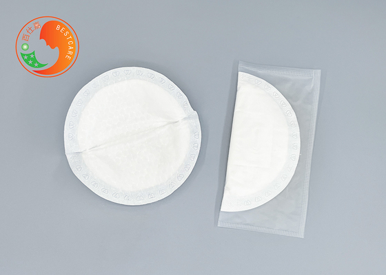 Round Shape Hygiene Disposable Breast Pads High Absorbing Customizable