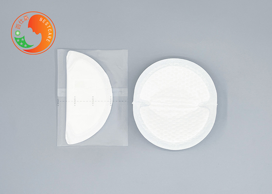 Round Feminie Disposable Breast Pads Baby Feeding Custom Thin Nursing Pads