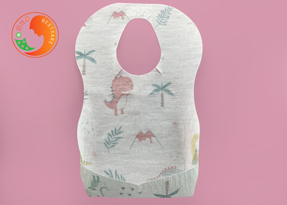Unisex Disposable Feeding Baby Bibs highly Absorbent Daily Mealtime Use