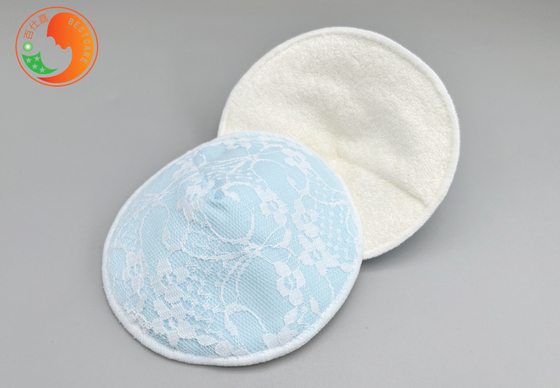 Lace Reusable Breast Pads Sensitive Skin Feminie Lacation Breathable Anti Bacterial Odor