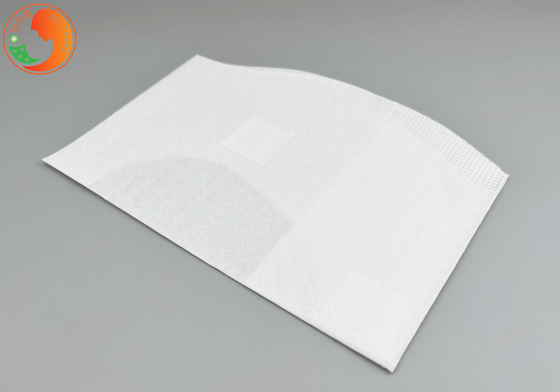 Biodegradable Disposable Baby Feeding Bibs Soft Tissue With Position Sticker OEM Cartoon